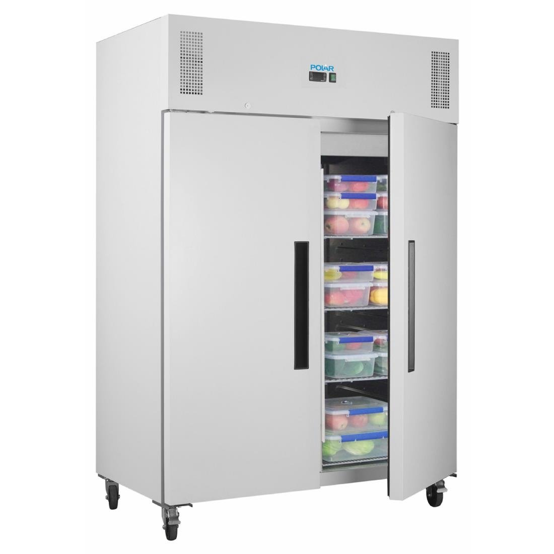 Polar G-Series Upright Double Door Fridge White 1152Ltr (PG042)