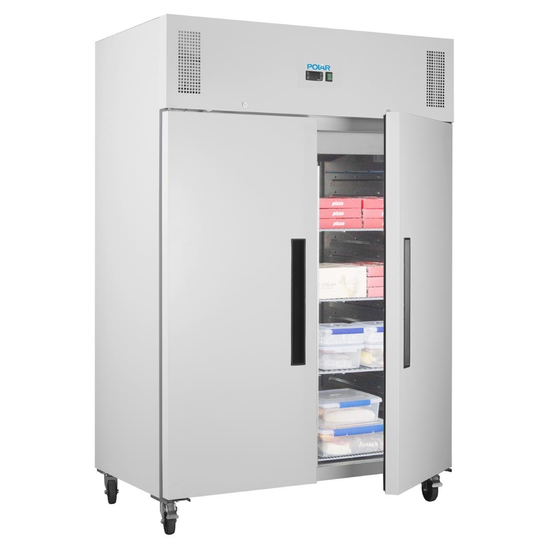 Polar G-Series Upright Double Door Freezer White 1152Ltr (PG043)
