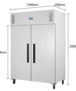 Polar G-Series Upright Double Door Freezer White 1152Ltr (PG043)