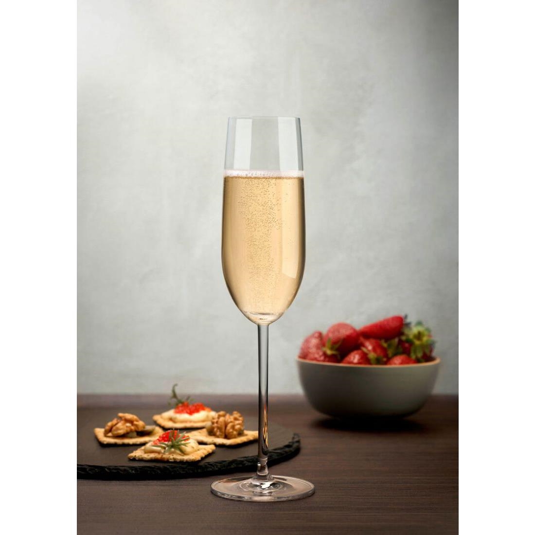 Utopia Nude Vintage Flutes 220ml 6 Pack (FJ109)