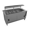 Falcon Chieftain 4 Well Heated Servery Counter with Trayslide HS4 (GM191)