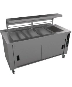 Falcon Chieftain 4 Well Heated Servery Counter with Trayslide HS4 (GM191)