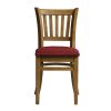 Manhattan Dining Chairs in Weathered Oak with Shetland Scarlett Seat 2 Pack (HX820)