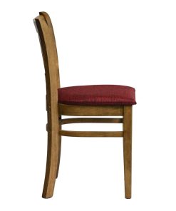 Manhattan Dining Chairs in Weathered Oak with Shetland Scarlett Seat 2 Pack (HX820)