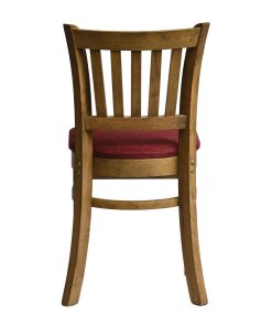 Manhattan Dining Chairs in Weathered Oak with Shetland Scarlett Seat 2 Pack (HX820)