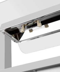 Buffalo Mobile Servery with Solid Heated Top 4x 1-1 GN (JB187)