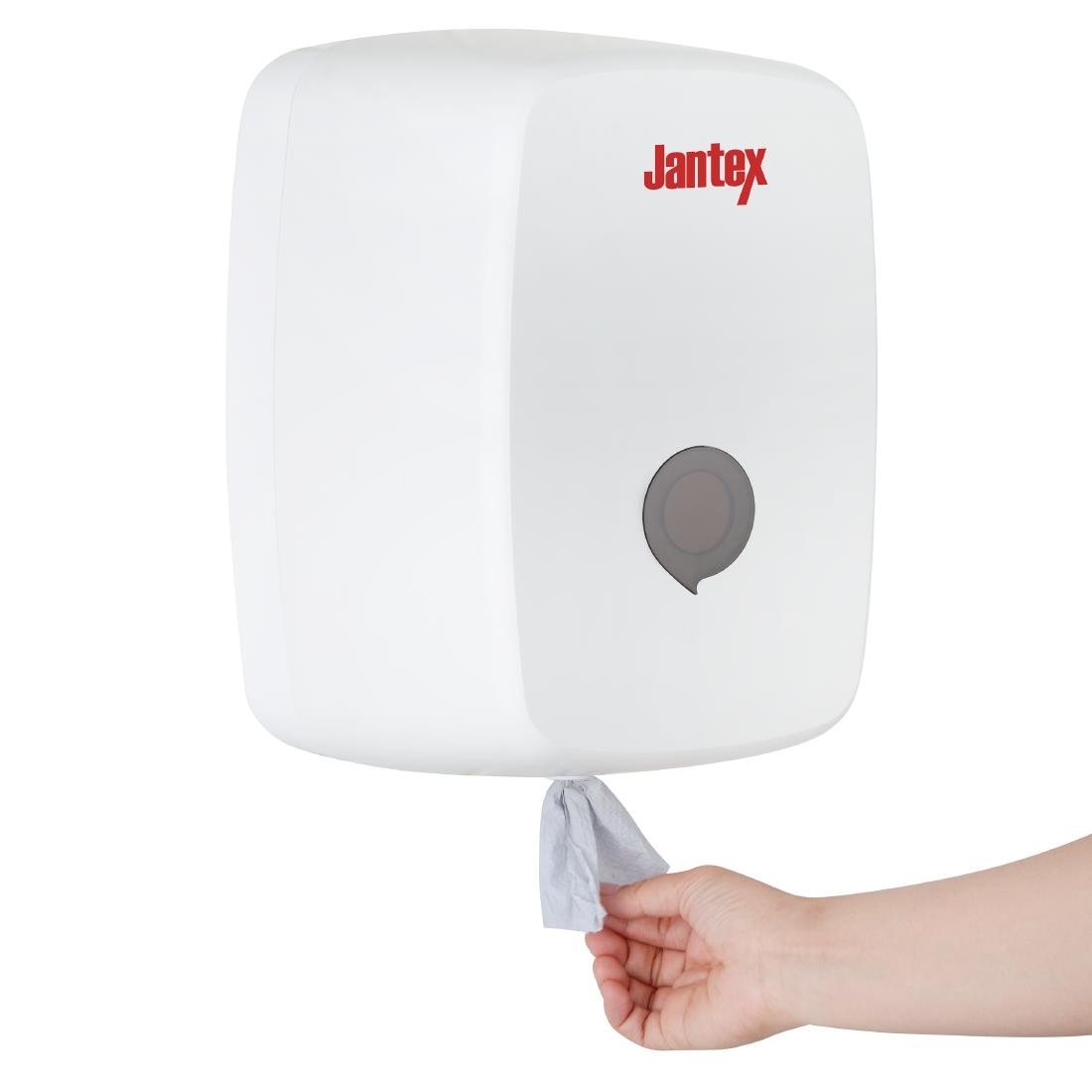 Jantex Centre Feed Dispenser White (JB762)