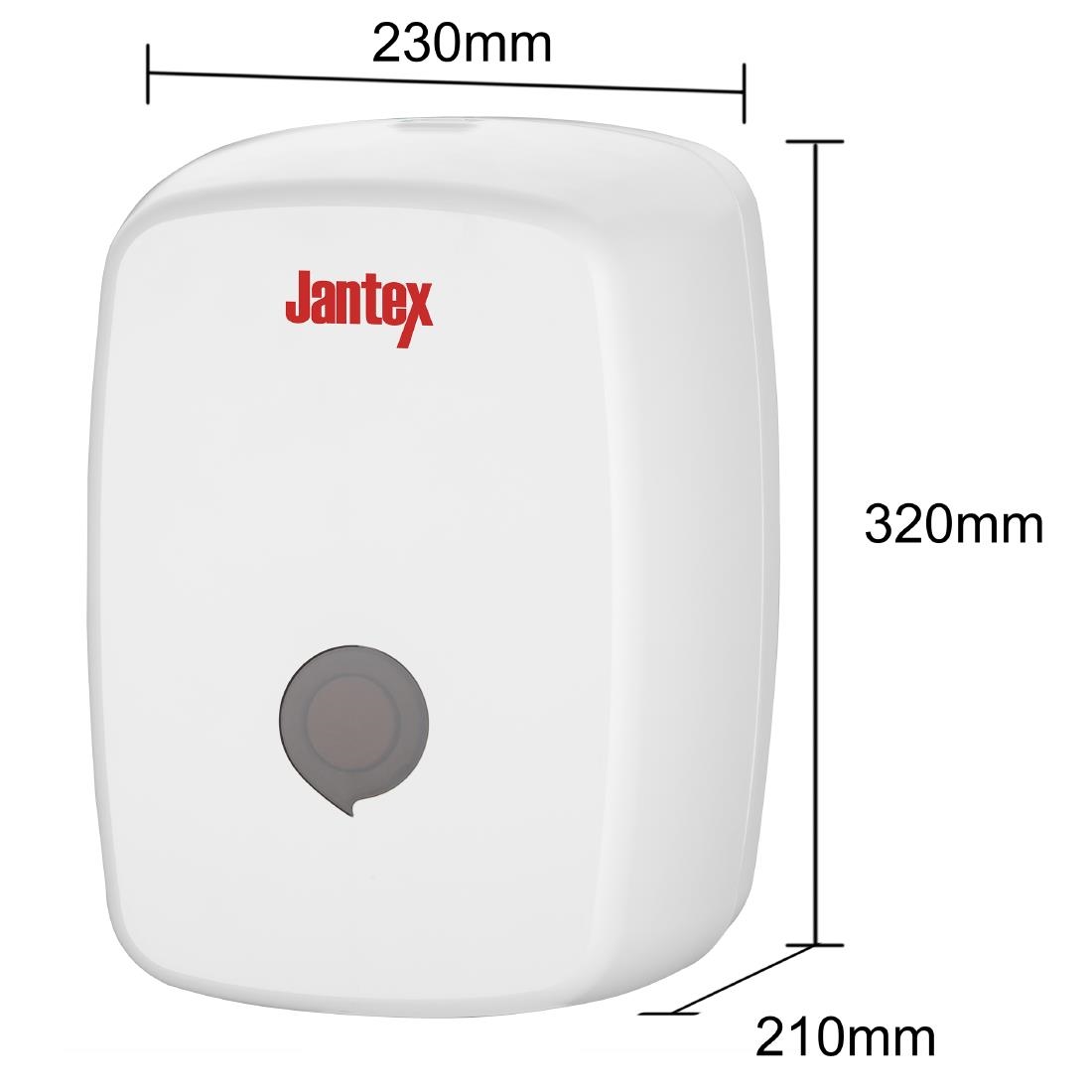 Jantex Centre Feed Dispenser White (JB762)