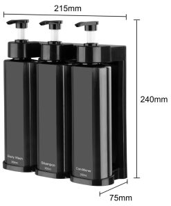Nisbets Essentials Triple Shower Pump Dispenser (JB779)