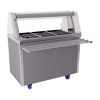Glide Dry Heat Bain Marie Hot Cupboard with Heated Gantry 3xGN 1-1 GHBM3 (JC870)
