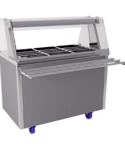 Glide Dry Heat Bain Marie Hot Cupboard with Heated Gantry 3xGN 1-1 GHBM3 (JC870)