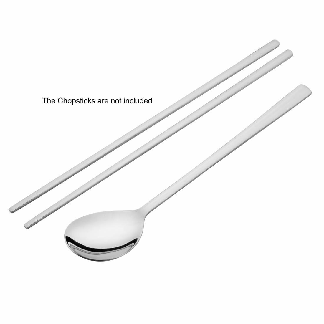 Olympia Nori Long Soup Spoon 18-10 St-St - 210mm Box 12 (JK088)