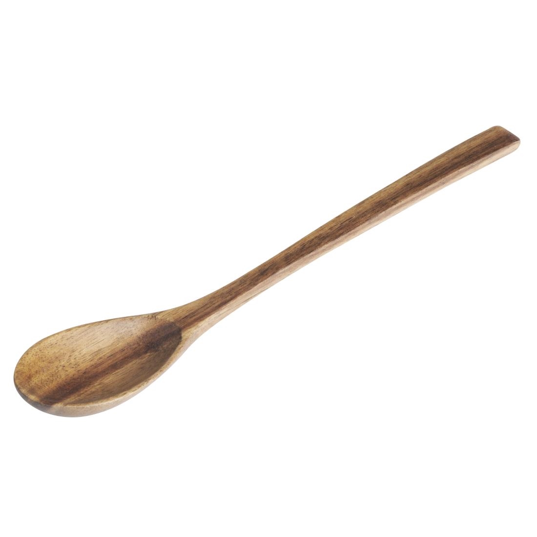 Olympia Miso Acacia Wood Ramen and Pho Spoon - 240mm Box 6 (JK311)