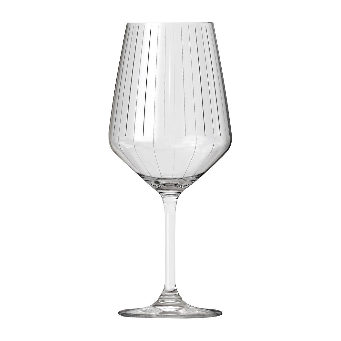 Royal Leerdam Carre Optics Wine Glasses 520ml 6 Pack (JK833)