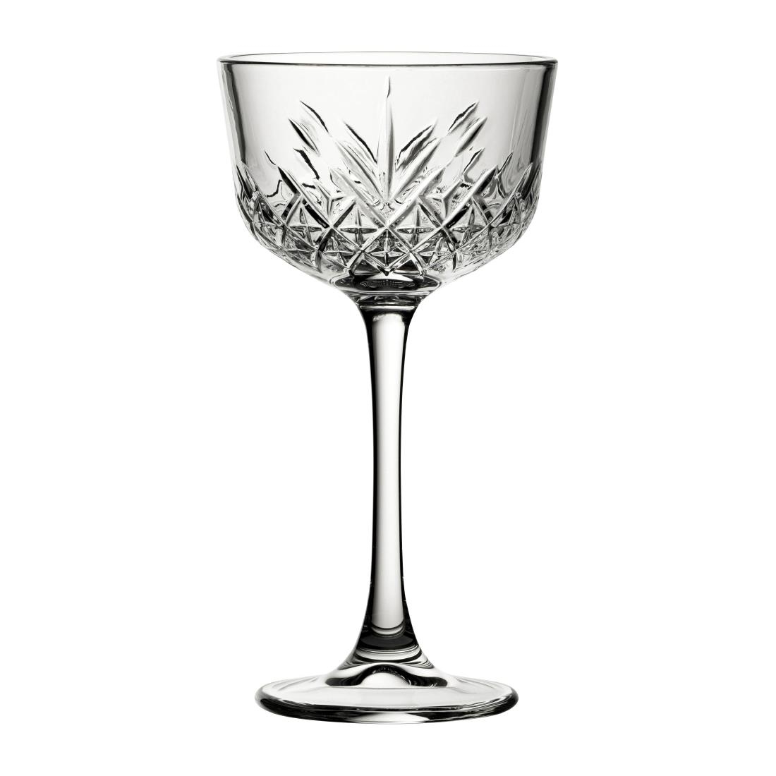 Pasabahce Timeless Vintage Nick and Nora Glasses 160ml 24 Pack (JK861)