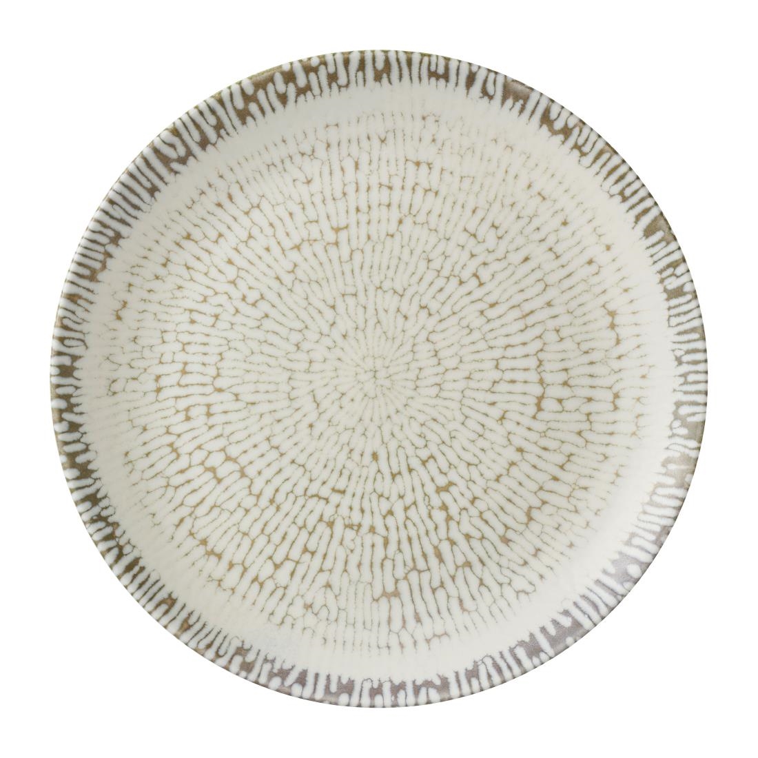 Churchill Cascade Coupe Plates Taupe 260mm 12 Pack (JM003)