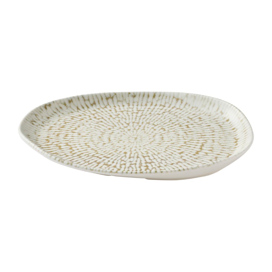 Churchill Cascade Natural Oblong Plates Taupe 260x200mm 6 Pack (JM010)