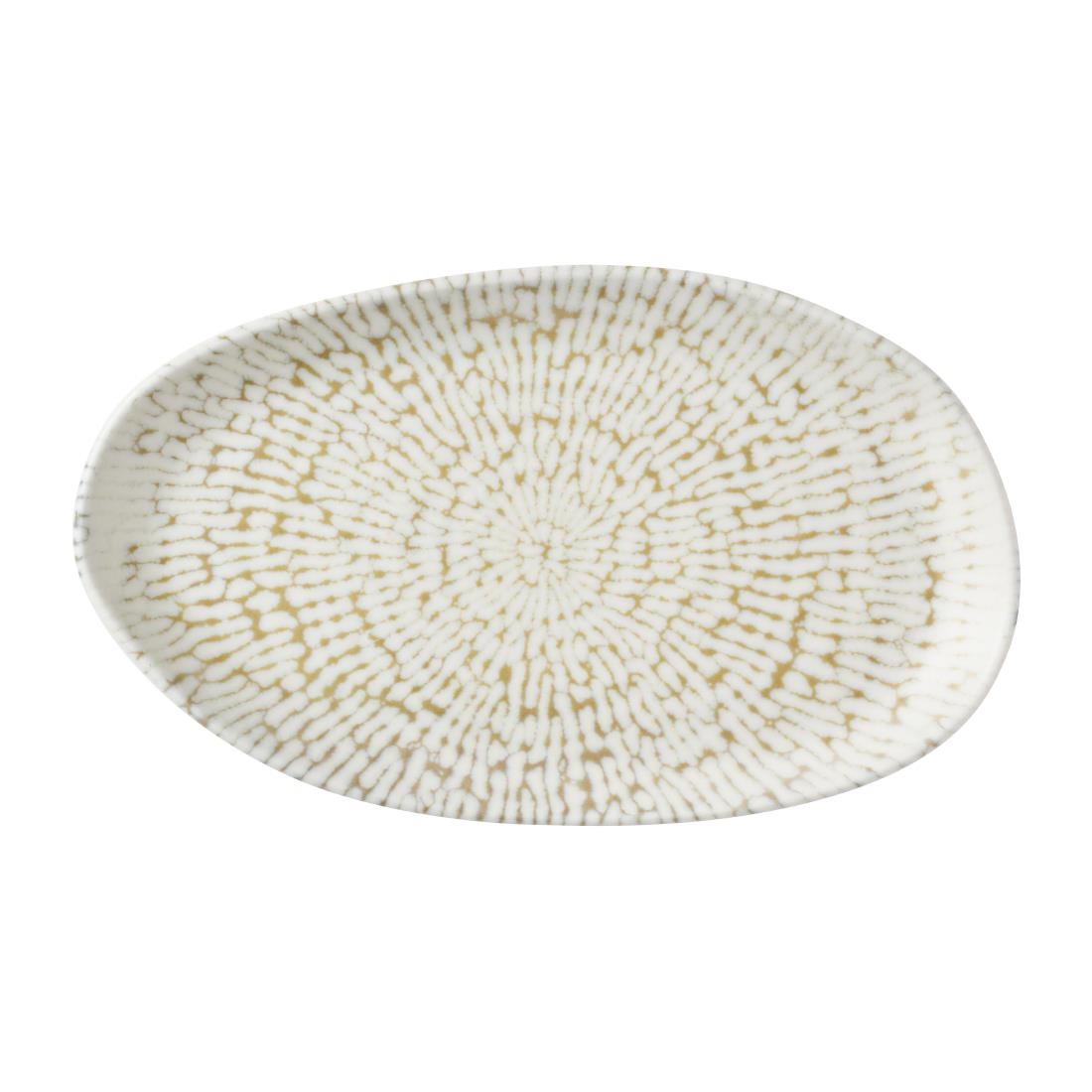 Churchill Cascade Natural Oblong Plates Taupe 220x130mm 6 Pack (JM012)