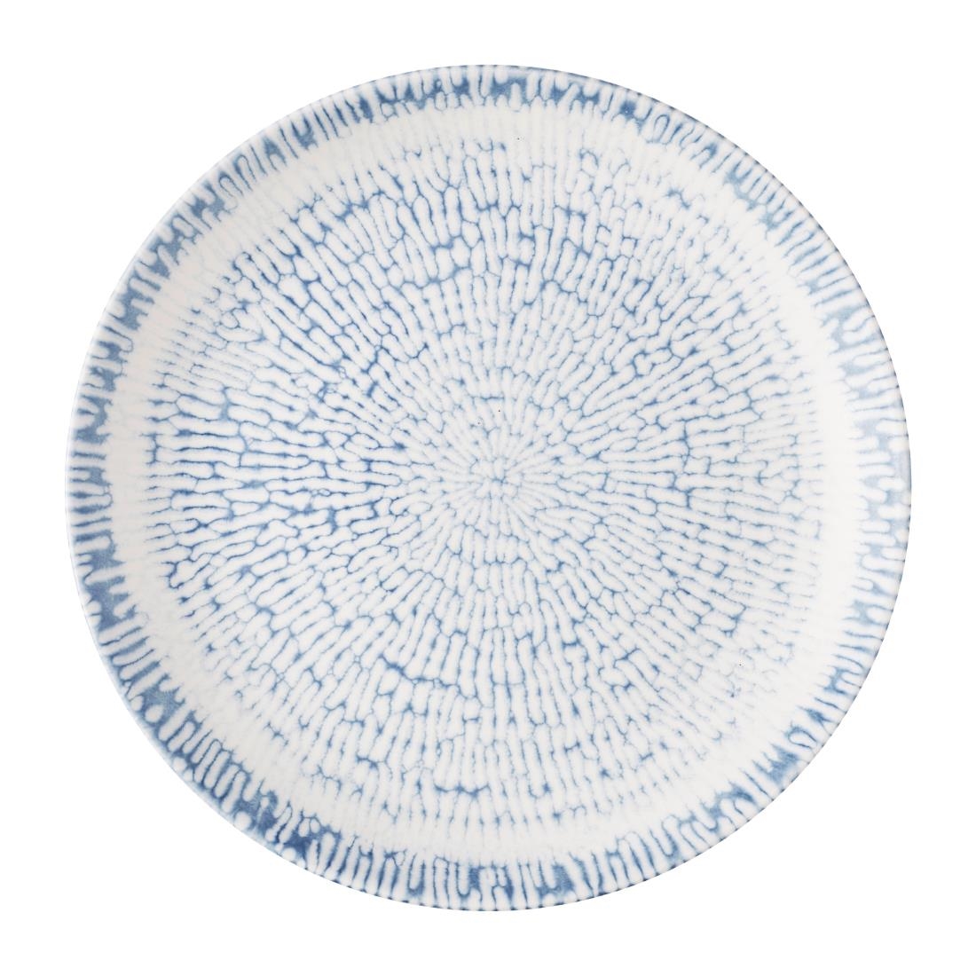 Churchill Cascade Coupe Plates Indigo 217mm 12 Pack (JM019)