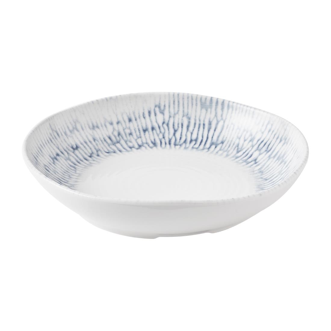Churchill Cascade Natural Organic Deep Bowls Indigo 215mm 6 Pack (JM024)