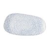 Churchill Cascade Opal Oblong Plates Indigo 350x185mm 6 Pack (JM028)