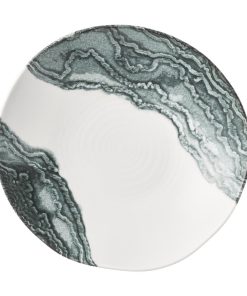 Churchill Tide Organic Coupe Bowls Black 250mm 6 Pack (JM032)