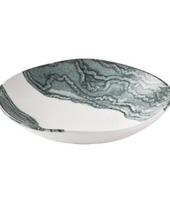 Churchill Tide Organic Coupe Bowls Black 250mm 6 Pack (JM032)