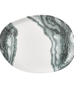 Churchill Tide Organic Platters Black 260x200mm 6 Pack (JM034)