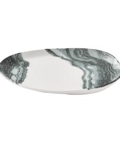 Churchill Tide Organic Platters Black 260x200mm 6 Pack (JM034)