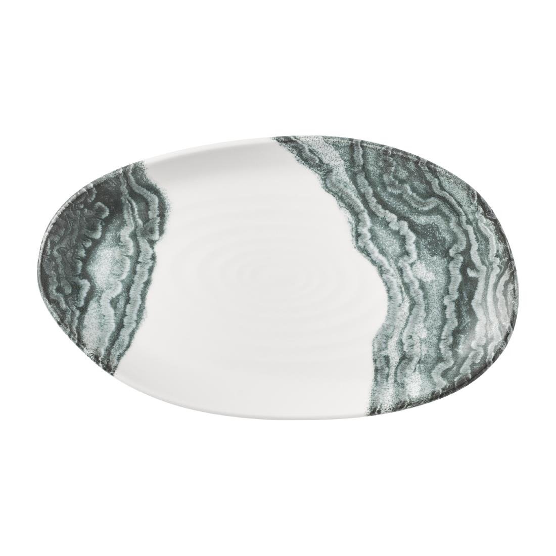 Churchill Tide Organic Platters Black 220x130mm 6 Pack (JM036)