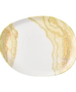 Churchill Tide Organic Platters Gold 260x200mm 6 Pack (JM039)
