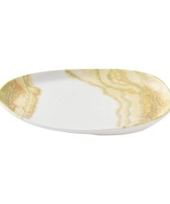 Churchill Tide Organic Platters Gold 260x200mm 6 Pack (JM039)
