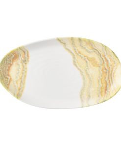 Churchill Gold Natural Organic Platters 260x150mm 6 Pack (JM040)