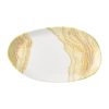 Churchill Tide Organic Platters Gold 220x130mm 6 Pack (JM041)