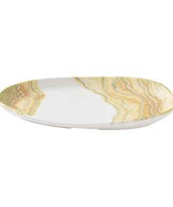 Churchill Tide Organic Platters Gold 220x130mm 6 Pack (JM041)
