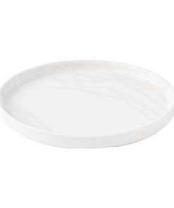 Churchill Tide Walled Plates White 210mm 6 Pack (JM049)