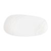 Churchill Tide Organic Oblong Plates White Opal 300x150mm 12 Pack (JM051)