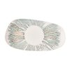 Churchill Lyra Organic Oblong Plates Pink Opal 350x185mm 6 Pack (JM062)