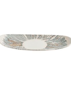 Churchill Lyra Organic Oblong Plates Pink Opal 300x150mm 12 Pack (JM063)