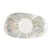 Churchill Lyra Organic Oblong Plates Pink Opal 220x150mm 12 Pack (JM065)