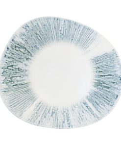 Churchill Lyra Organic Bowls Blue Opal 250mm 12 Pack (JM072)
