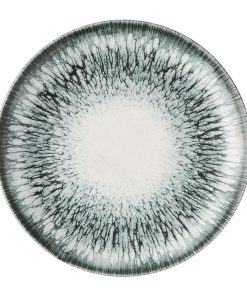 Churchill Lume Coupe Plates Black 217mm 12 Pack (JM108)