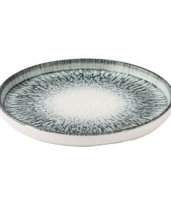 Churchill Inked Lume Walled Plates Black 210mm 6 Pack (JM118)