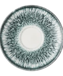 Churchill Inked Lume Saucers Black 156mm 12 Pack (JM125)