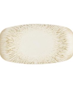 Churchill Inked Lume Oblong Platters Natural 355x189mm 6 Pack (JM133)