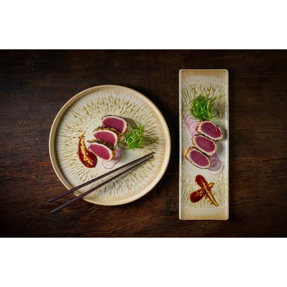 Churchill Inked Lume Tasting Trays Natural 323x105mm 6 Pack (JM135)