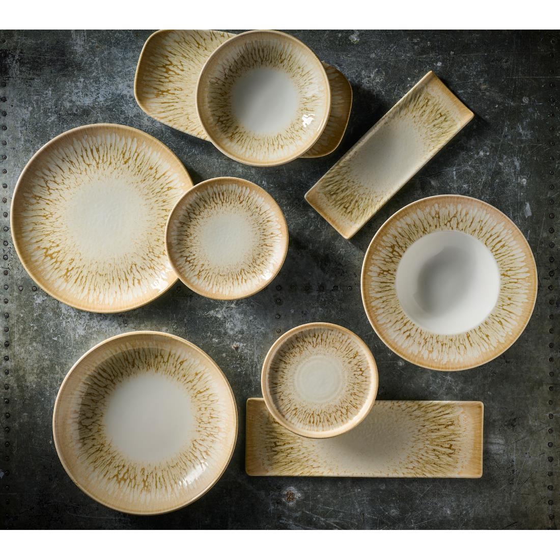 Churchill Inked Lume Tasting Trays Natural 323x105mm 6 Pack (JM135)