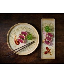 Churchill Inked Lume Walled Plates Natural 260mm 6 Pack (JM138)