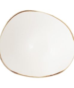 Churchill Stonecast Opal Organic Bowls Barley White 250mm 12 Pack (JM152)