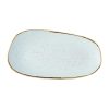 Churchill Stonecast Opal Oblong Plates Duck Egg Blue 350x185mm 6 Pack (JM154)
